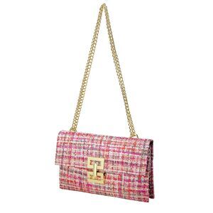 6074 Samll Crossbody Purse, Tweed Shoulder Handbag, Evening Bag, Wallet Bag